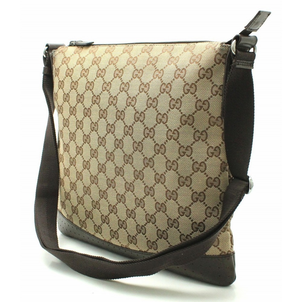 Gucci Crossbody GG Bag Punching Khaki